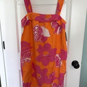 Lilly Pulitzer orange and pink dress